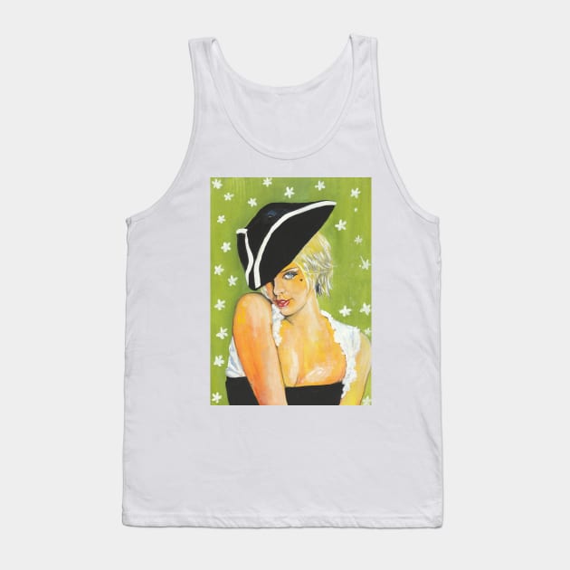 Charlize Theron Tank Top by Svetlana Pelin